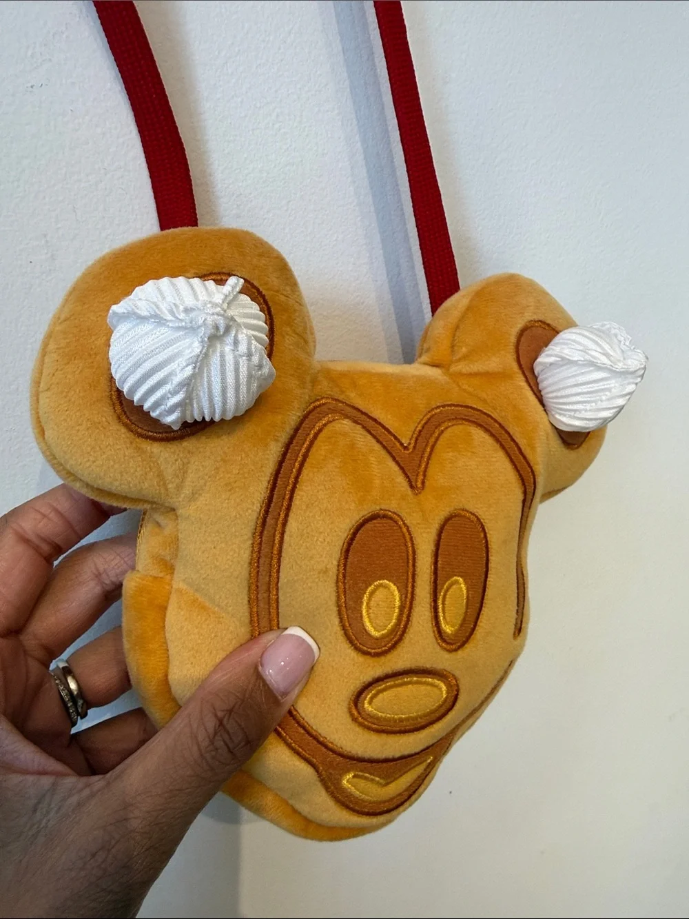 Tokyo Disney resort Mickey waffle shoulder bag